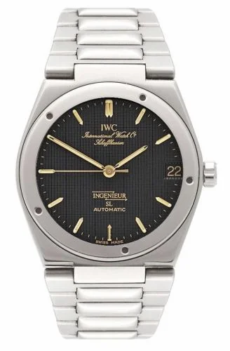 IWC Ingenieur SL Automatic Stainless Steel / Black / Bracelet IW3505-02 (IW350502)
